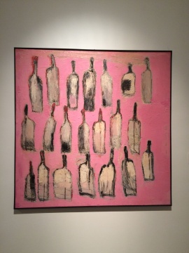  《瓶子08-1》 136×136cm 油画 2008
