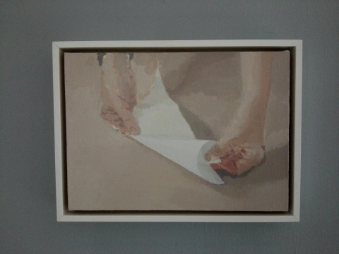 《cone》 30×42cm 布面油画 2012
《cone》 30×42cm 布面油画 2012