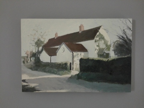 《故居》 60×90cm 布面油画 2010
《故居》 60×90cm 布面油画 2010