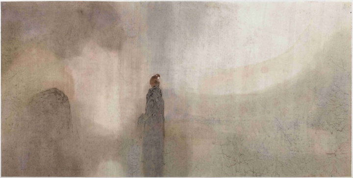 《百年孤独》 70×140cm 纸本设色 2013
《百年孤独》 70×140cm 纸本设色 2013