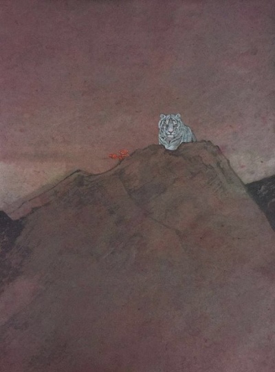 《子时随笔NO.15》 46.5x36.5cm 纸本设色 2015
《子时随笔NO.15》 46.5x36.5cm 纸本设色 2015