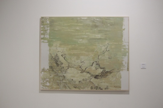 《移动山水17号》 150×125cm 布面油画 2013 

