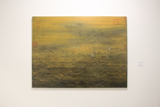 《移动山水166号》 180×135cm 布面油画 2015 《移动山水166号》 180×135cm 布面油画 2015