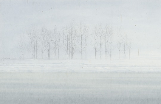 程保忠 《迷语》 56x86cm 纸本设色 2015
程保忠 《迷语》 56x86cm 纸本设色 2015