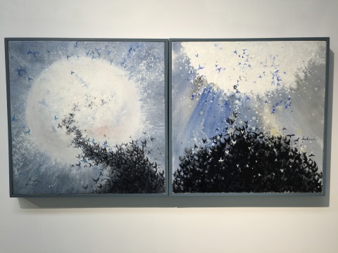 胡觉作品 《月牙》、《阴阳之间》
胡觉作品 《月牙》、《阴阳之间》