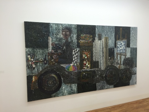 欧阳春 《老爷车》 160×145×2 布面油画 2013
欧阳春 《老爷车》 160×145×2 布面油画 2013