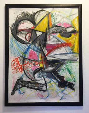 尚未命名的纸本绘画作品 122×162cm 2015
尚未命名的纸本绘画作品 122×162cm 2015