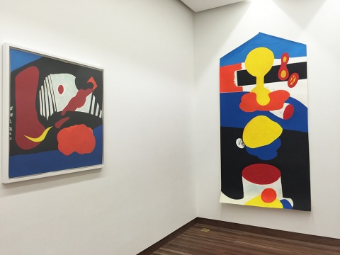 E厅 富丽的华盖
左 《》 91.5×91.5cm 纸本绘画 2015
右 《》 122×253cm 纸本绘画 2015
E厅 富丽的华盖
左 《》 91.5×91.5cm 纸本绘画 2015
右 《》 122×253cm 纸本绘画 2015