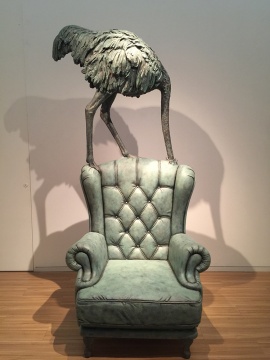 吴大伟 《倒影》 103 × 126 × 245cm 铸铜着色 2015
吴大伟 《倒影》 103 × 126 × 245cm 铸铜着色 2015