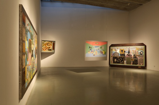 架上绘画展区
架上绘画展区