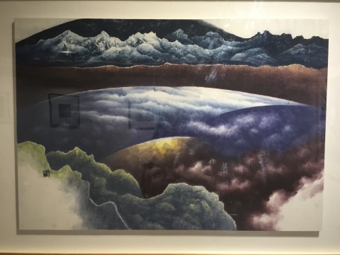 姬子 《灵境系列-三重天》 83×121cm 2013
姬子 《灵境系列-三重天》 83×121cm 2013