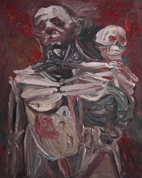 《灵与肉》 100×80cm 布面油画 2009
