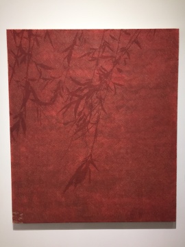 《宫墙柳2》 130×150cm 布面 国画颜料 2015
