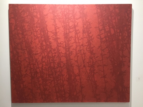 《宫墙柳4》 170×140cm 布面 国画颜料 2015
《宫墙柳4》 170×140cm 布面 国画颜料 2015