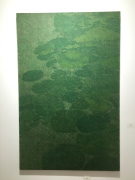 《萍聚》 127×197cm 布面 综合颜料 2015
