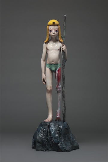 《追梦少年》 铸铜着色 118×42×40cm  2015
