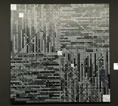 丁乙    《十示2013-1》   200×200cm  布面丙烯  2013
