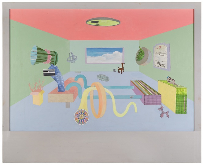 《C.P美术馆》 129×159cm 综合材料 2015
《C.P美术馆》 129×159cm 综合材料 2015
