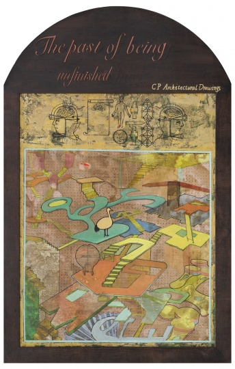 《未完成的过去》 79×125cm 综合材料 2015
《未完成的过去》 79×125cm 综合材料 2015