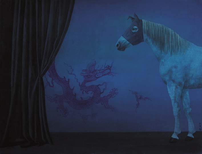 徐累 《龙马精神》 66×86cm 2008
