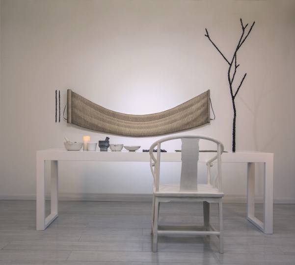 姜吉安 《手卷•剩余价值》 210×50cm 绢本绘画装置 2013
