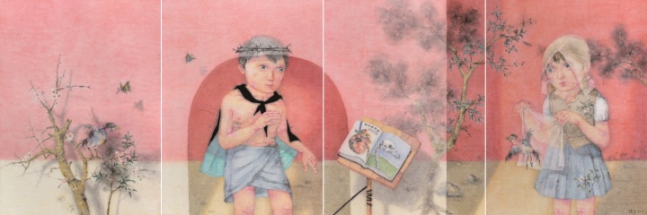 曾健勇 《达尔文的证据》 128×95cm×4 2013

