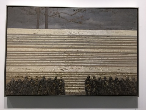何杰 《人民的舞台》 100×150cm 布面油画 2015 何杰 《人民的舞台》 100×150cm 布面油画 2015