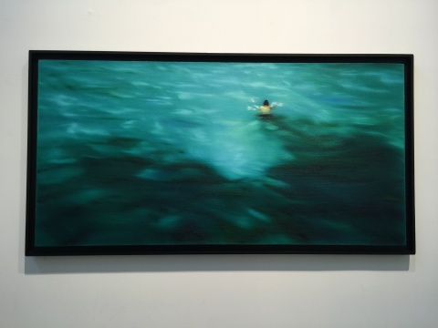 何汶玦 《水2006NO》.6 80x160cm 布面油画 2006 何汶玦 《水2006NO》.6 80x160cm 布面油画 2006