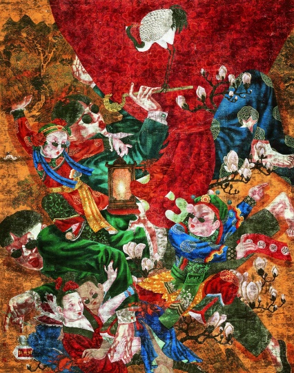 吕鹏 《游园惊梦之一》 230×200cm 彩墨矿物颜料纸本 2005
估价:HK$360,000 - 420,000 / US$46,000 - 54,000
吕鹏 《游园惊梦之一》 230×200cm 彩墨矿物颜料纸本 2005
估价:HK$360,000 - 420,000 / US$46,000 - 54,000