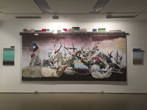 杨帆 《革命》200×450cm 布面油画 2014
杨帆 《革命》200×450cm 布面油画 2014