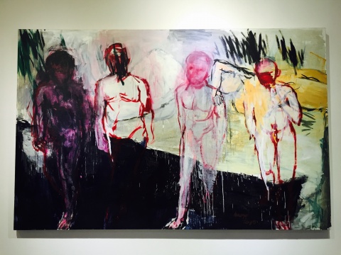 2015年新作 油画《群体意识》
2015年新作 油画《群体意识》