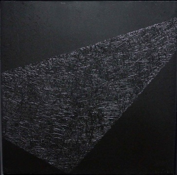 周杰《-∞•深黑#2》60×60cm 布面油画 2015
周杰《-∞•深黑#2》60×60cm 布面油画 2015