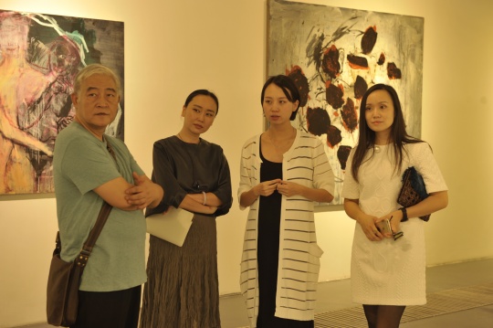 展览开幕现场部分嘉宾
展览开幕现场部分嘉宾