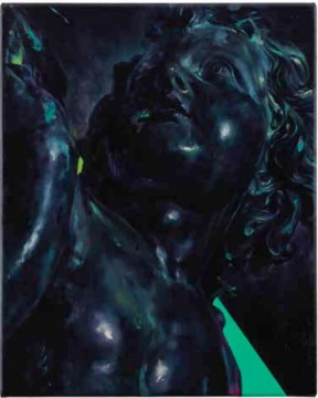 沈正麟 《Ockham's Razor-J》  50× 40cm 布面油画  2015
