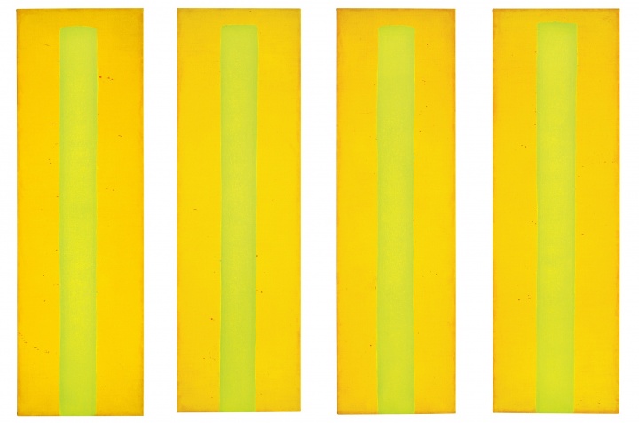 《0506》 170×50cm×4 布面丙烯 2005
《0506》 170×50cm×4 布面丙烯 2005