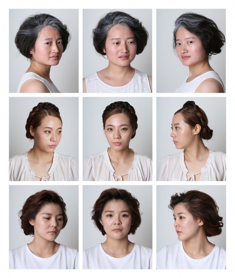 方璐《女朋友(或女总理)》 三频录像于电视和摄影 2014
方璐《女朋友(或女总理)》 三频录像于电视和摄影 2014