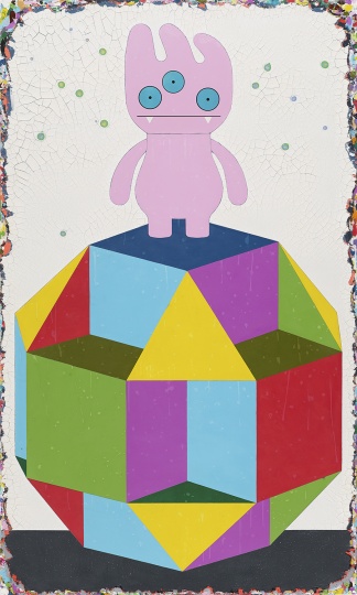 赖九岑 《三眼发直的第八使徒》200 × 120cm 亚克力颜料、画布 2015
赖九岑 《三眼发直的第八使徒》200 × 120cm 亚克力颜料、画布 2015