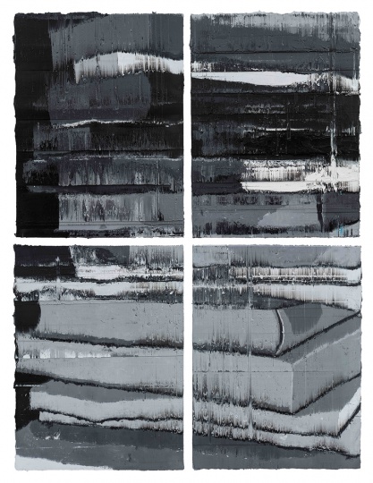 文倵《无题 E》200×150cm 布面油画 2015
文倵《无题 E》200×150cm 布面油画 2015