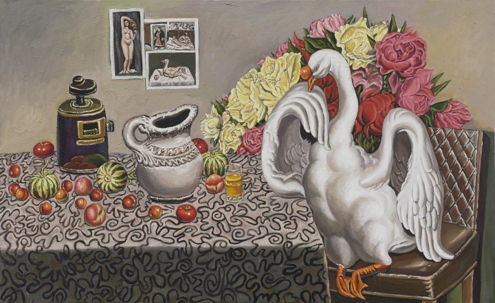秦琦《无题》 135×220cm 布面油画 2015
秦琦《无题》 135×220cm 布面油画 2015