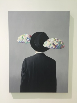 《玛格丽特的云》 115×85cm 布面油画 2015
《玛格丽特的云》 115×85cm 布面油画 2015