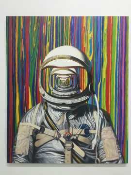 《自我趋向之二》 155×130cm 布面油画 2015
《自我趋向之二》 155×130cm 布面油画 2015