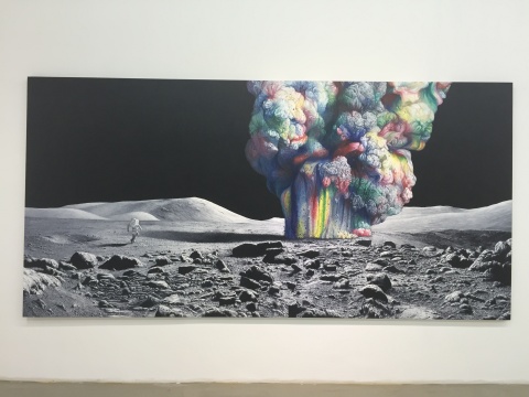 《云途系列之八》 215×430cm 布面油画 2014
