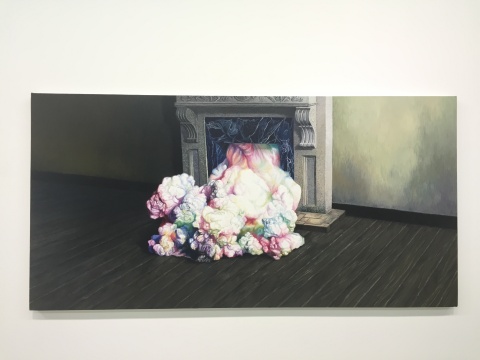 《云途系列之五》 110×220cm 布面油画 2014
《云途系列之五》 110×220cm 布面油画 2014