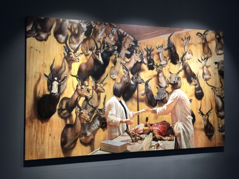 陈朗慕 《解剖》 150×240cm 布面油画 2014-2015 陈朗慕 《解剖》 150×240cm 布面油画 2014-2015