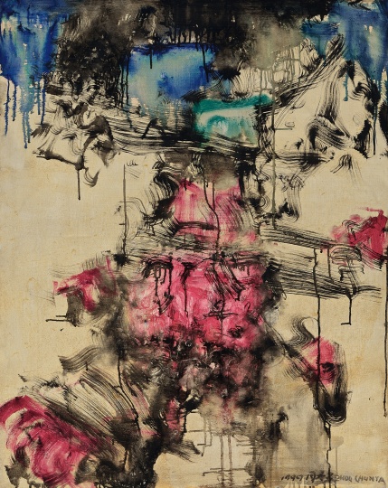 周春芽 《石头系列》 100×80cm 油彩画布 1999
估价:HK$ 1,500,000 - 2,000,000 / US$ 192,300 - 256,400
周春芽 《石头系列》 100×80cm 油彩画布 1999
估价:HK$ 1,500,000 - 2,000,000 / US$ 192,300 - 256,400