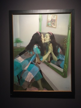《镜花缘之二》 160×120cm 布面油画 2013
