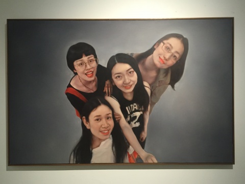《欢颜NO.1》 180×280cm 布面油画 2015

