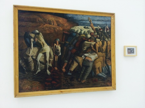 王兴伟《高粱地》140×172cm 布面油画 1991

