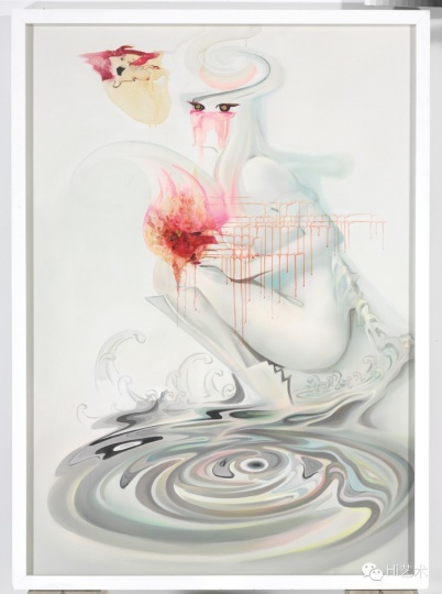 宋琨 《自画像No. 2》160 x 110cm 布面油彩 综合媒材 2014
宋琨 《自画像No. 2》160 x 110cm 布面油彩 综合媒材 2014