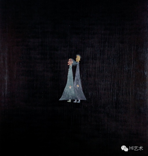 欧阳春《巫婆与神汉No.6》 180 X 170 cm 布面油彩  2007
